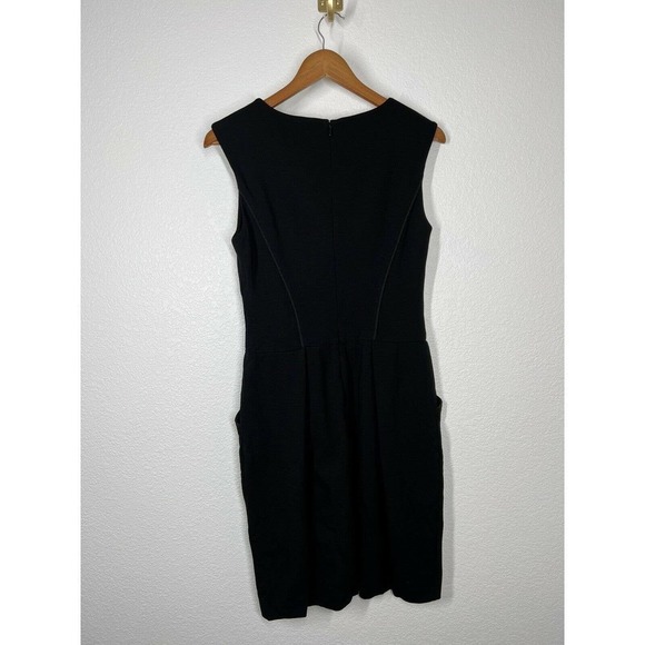 Lafayette 148 Black Sleeveless Sheath Dress - Picture 5 of 5